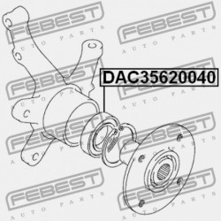 SUZUKI SWIFT RS413/RS415/RS416 ELSŐ KERÉKAGYCSAPÁGY 2003-2010 43440-84F00