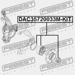 ELSŐ KERÉKAGYCSAPÁGY JAVÍTÓ KÉSZLET OPEL CORSA D 2006-2014 1603337