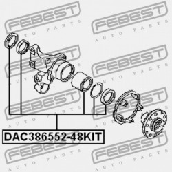 HÁTSÓ KERÉKAGYCSAPÁGY SUBARU IMPREZA G11 2000.02-2007.04 JP 28016-AA030