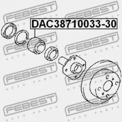 ELSŐ KERÉKAGYCSAPÁGY TOYOTA CORSA/TERCEL EL5,NL50 1994.09-1999.07 JP 90369-38006