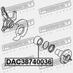NISSAN WINGROAD/AD Y11 ELSŐ KERÉKAGYCSAPÁGY 1999.05-2008.10 JP 40210-WD200