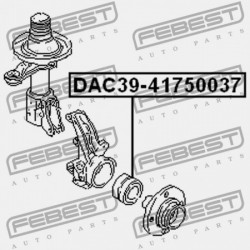 ELSŐ KERÉKAGYCSAPÁGY AUDI A6 1998-2005 MEX 893498625B