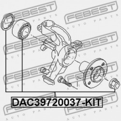 ELSŐ KERÉKAGYCSAPÁGY JAVÍTÓ KÉSZLET FORD FOCUS CAK 1998-2005 EU 1061596
