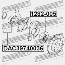 HYUNDAI ELANTRA/LANTRA 00 (2000-) CIS ELSŐ KERÉKAGY CSAPÁGYAZÁS 51720-2D000