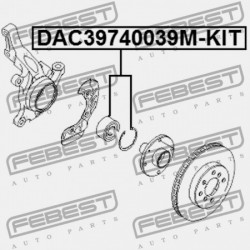 ELSŐ KERÉKAGYCSAPÁGY JAVÍTÓ KÉSZLET FORD TRANSIT CONNECT TC7 2002-2013 EU 5127496
