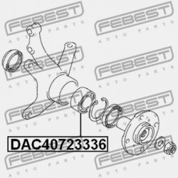 SUZUKI BALENO/ESTEEM ELSŐ KERÉKAGY CSAPÁGY SY413/SY415/SY416/SY418/SY419 1995-2001 09267-40001