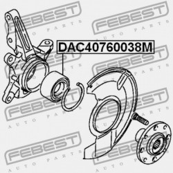 ELSŐ KERÉKAGYCSAPÁGY MITSUBISHI COLT/COLT PLUS Z20 2002.10- JPN MR594080