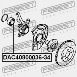 ELSŐ KERÉKAGYCSAPÁGY MITSUBISHI LANCER/MIRAGE CJ-CP 1995.08-2000.08 JPN MB303865