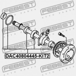 HÁTSÓ KERÉKAGY CSAPÁGY JAVÍTÓ KÉSZLET MITSUBISHI CHALLENGER K90 1996.05-2001.08 JPN MB664611