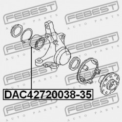 SUBARU IMPREZA G11 ELSŐ KERÉKAGYCSAPÁGY 2000.02-2007.04 JP 28316-AE000