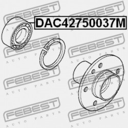 HÁTSÓ KERÉKAGYCSAPÁGY BMW 1 F20 2010-2013 ECE 33416792356
