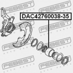 NISSAN WINGROAD/AD Y11 ELSŐ KERÉKAGYCSAPÁGY 1999.05-2008.10 JP 40210-30R01