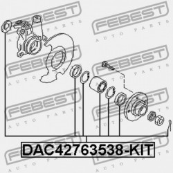 ELSŐ KERÉKAGYCSAPÁGY JAVÍTÓ KÉSZLET NISSAN WINGROAD/AD Y11 1999.05-2008.10 JP 40210-30R01