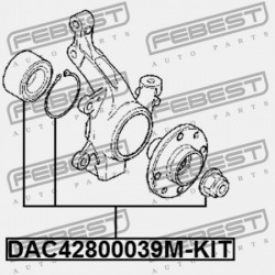 ELSŐ KERÉKAGYCSAPÁGY JAVÍTÓ KÉSZLET RENAULT DUSTER 2011- 402107049R