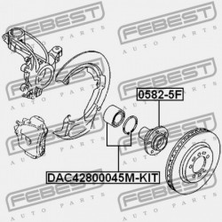 ELSŐ KERÉKAGYCSAPÁGY MAZDA 3 BK 2003-2006 EU BP4L-33-047A