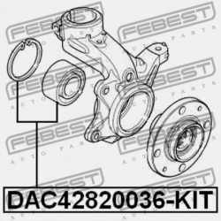 ELSŐ KERÉKAGYCSAPÁGY CITROEN XSARA PICASSO (N68) 1999-2009 3350.16