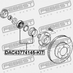 AZ ELSŐ KERÉKAGY CSAPÁGYAZÁSA VISSZAVONTÁK 90366-T0007