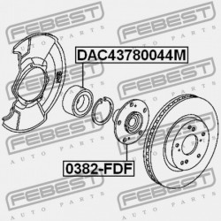 ELSŐ KERÉKAGYCSAPÁGY HONDA CIVIC 4D FD1 2006-2014 JP 44300-SNA-951