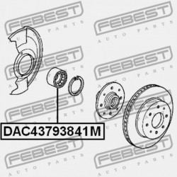 ELSŐ KERÉKAGYCSAPÁGY HONDA ODYSSEY RB1 2004-2008 JP 44300-SCC-003