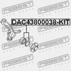 ELSŐ KERÉKAGYCSAPÁGY JAVÍTÓ KÉSZLET ÜLÉS ALHAMBRA 1996-2010 E 7M3498625