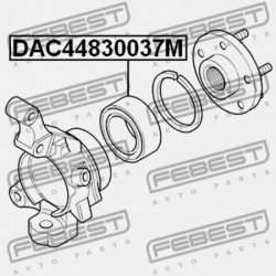 ELSŐ KERÉKAGYCSAPÁGY LAND ROVER FREELANDER II 2006-2014 RFC000010