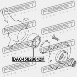 ELSŐ KERÉKAGYCSAPÁGY FORD FOCUS CB8 2011- EU 1668557