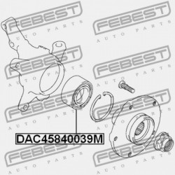 SUZUKI SX4 RW415/RW416/RW419/RW420 ELSŐ KERÉKAGY CSAPÁGY 2006-2013 43440-80J00
