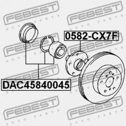ELSŐ KERÉKAGYCSAPÁGY JAVÍTÓ KÉSZLET TOYOTA CAMRY (JPP) ACV30,MCV3 2001.07-2006.01 US 90369-45003