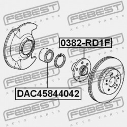 ELSŐ KERÉKAGYCSAPÁGY HONDA CR-V RD1 1996-2001 GN 44300-S1A-E01