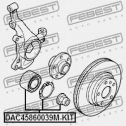 ELSŐ KERÉKAGYCSAPÁGY OPEL VIVARO 2001-2014 4408668