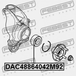 HÁTSÓ KERÉKAGYCSAPÁGY LAND ROVER RANGE ROVER EVOQUE 2011- LR024508
