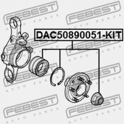 HÁTSÓ KERÉKAGYCSAPÁGY JAVÍTÓ KÉSZLET LAND ROVER DISCOVERY IV 2010-2016 LR021939
