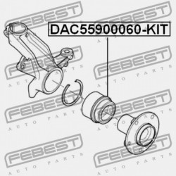 ELSŐ KERÉKAGYCSAPÁGY JAVÍTÓ KÉSZLET CITROEN JUMPER II/ RELAY II (244) 1994-2006 3326.69