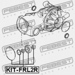 HÁTSÓ FÉLTENGELY GÖRGŐS CSAPÁGYKÉSZLET NAP LAND ROVER FREELANDER II 2006-2014 LR023441