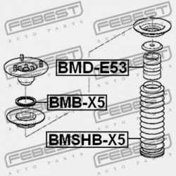 ELSŐ LENGÉSCSILLAPÍTÓ VISSZARUGÓZÁS BMW X5 E53 1999-2006 ECE 31336751594