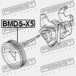 BMW X5 E53 1999-2006 ECE SZERVOKORMÁNYSZIVATTYÚ CSIGAKERÉK BMW X5 E53 1999-2006 ECE 32421740858