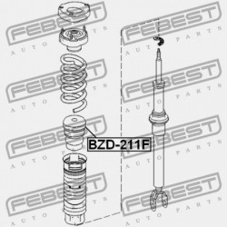 ELSŐ LENGÉSCSILLAPÍTÓ VISSZARUGÓZÁS MERCEDES BENZ E-OSZTÁLY 211 4 MATIC 2002-2009 A2113230144