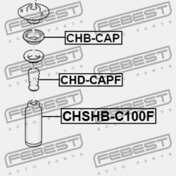 ELSŐ LENGÉSCSILLAPÍTÓ VISSZAPATTANÁS CHEVROLET CAPTIVA 2010- EU 96626336