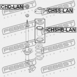 ELSŐ LENGÉSCSILLAPÍTÓ LENGÉSCSILLAPÍTÁS CHEVROLET LANOS (T100) 1997-2002 90142884