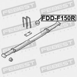 FORD F SERIES F150 2004-2014 HÁTSÓ RUGÓ VISSZARUGÓZÁS [CAN]. 4L3Z-4730-AA
