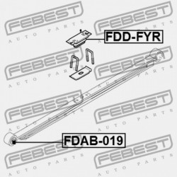 HÁTSÓ RUGÓ VISSZARUGÓZÁS FORD TRANSIT FY 2000-2006 EU 4409292