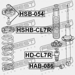 HÁTSÓ LENGÉSCSILLAPÍTÓ VISSZARUGÓZÁS HONDA ACCORD CL9 2003-2008 EU 52722-SDA-A01