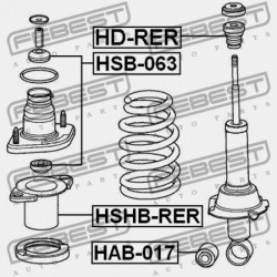 HÁTSÓ LENGÉSCSILLAPÍTÓ VISSZARUGÓZÁS HONDA CR-V RE7 2008-2011 EU 52722-SWA-A01