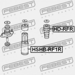 HONDA ACCORD CM5 HÁTSÓ LENGÉSCSILLAPÍTÓ REBOUND 2003-2006 US 52722-SM4-013