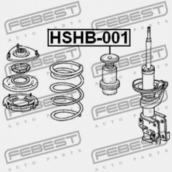 ELSŐ LENGÉSCSILLAPÍTÓ BURKOLAT + LÖKHÁRÍTÓ HONDA CR-V RD5 2002-2006 EU 51722-S7A-014