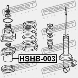 HÁTSÓ LENGÉSCSILLAPÍTÓ BURKOLAT HONDA CR-V RD5 2002-2006 EU 52687-S5A-014