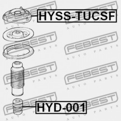 ELSŐ LENGÉSCSILLAPÍTÓ LENGÉSCSILLAPÍTÓ VISSZARUGÓZÁS HYUNDAI TUCSON 04: -OKT.2006 (2004-) GEN 54626-2E000