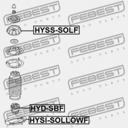 ELSŐ LENGÉSCSILLAPÍTÓ LENGÉSCSILLAPÍTÁS HYUNDAI ACCENT 11 (2011-2014) HMA 54626-3X000