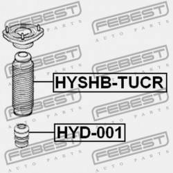 HÁTSÓ LENGÉSCSILLAPÍTÓ BURKOLAT HYUNDAI TUCSON 04: -OCT.2006 (2004-) GEN 55325-2E000
