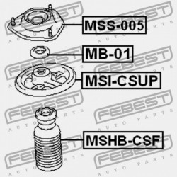 ELSŐ LENGÉSCSILLAPÍTÓ BURKOLAT MITSUBISHI LANCER,LANCER CEDIA CS,CT 2000.03-2009.08 JPN MR455020